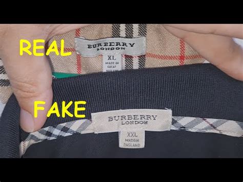 spot fake burberry shirt|burberry coat spotting.